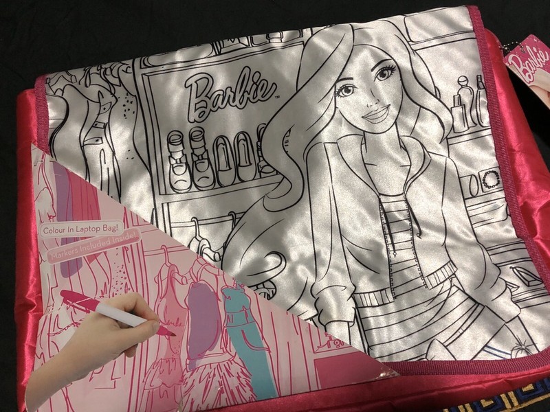 barbie laptop bag